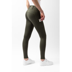 Leggings de talle alto Young Rider Aya para mujer Horze Kambada / dragón verde oscuro Leggings de talle alto Young Rider Aya para mujer Horze Kambada / dragón verde oscuro