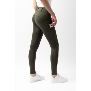 Leggings de talle alto Young Rider Aya para mujer Horze Kambada / dragón verde oscuro Leggings de talle alto Young Rider Aya para mujer Horze Kambada / dragón verde oscuro