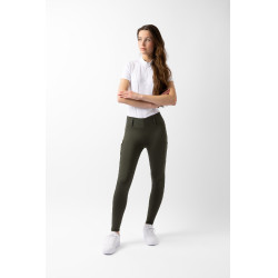 Leggings de talle alto Young Rider Aya para mujer Horze Kambada / dragón verde oscuro Leggings de talle alto Young Rider Aya para mujer Horze Kambada / dragón verde oscuro
