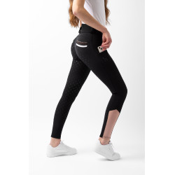 Pantalón Horze de talle alto Young Rider Alena para mujer Belleza negra Negro