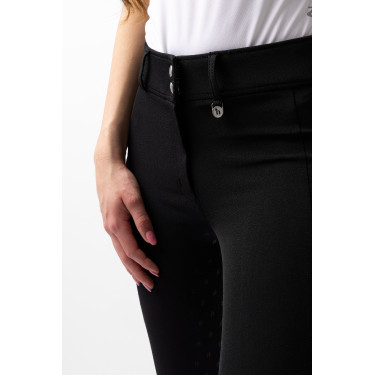 Pantalón Horze de talle alto Young Rider Alena para mujer Belleza negra Negro