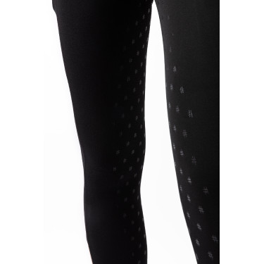 Pantalón Horze de talle alto Young Rider Alena para mujer Belleza negra Negro