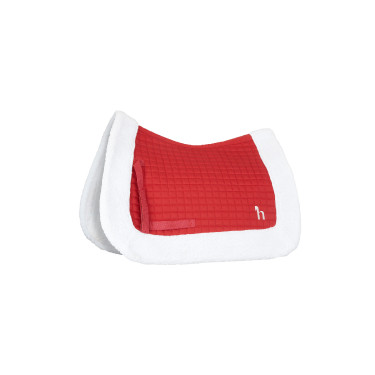 Manta de montar mixta de Navidad Horze Roja Rojo