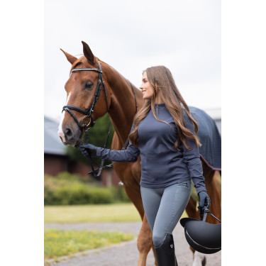 Top de entrenamiento Josephine Horze Tinta marina Azul marino