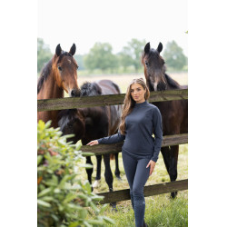 Top de entrenamiento Josephine Horze Tinta marina Azul marino