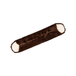 Cubrecincha western de piel de oveja sintética Burioni Castaño Marrón