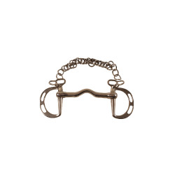 Mors Uxeter de acero inoxidable no articulado Umbria Equitazione