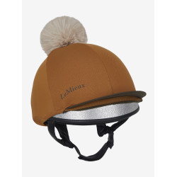 Funda gorra My LeMieux para cascos Jengibre Marrón