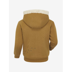 Sudadera con capucha LeMieux Zip Through Mini Charlie Jengibre Marr&amp;oacute;n