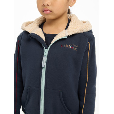 Sudadera con capucha LeMieux Zip Through Mini Charlie Marino Sudadera con capucha LeMieux Zip Through Mini Charlie Marino