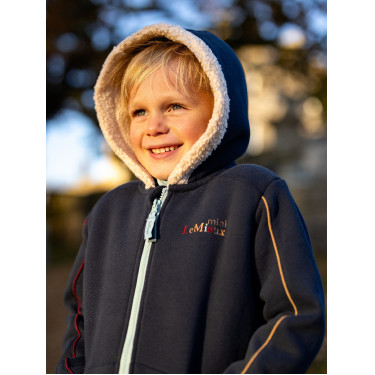 Sudadera con capucha LeMieux Zip Through Mini Charlie Marino Sudadera con capucha LeMieux Zip Through Mini Charlie Marino