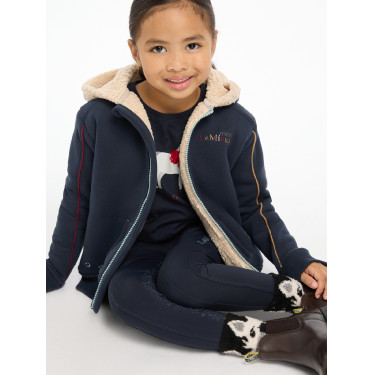 Sudadera con capucha LeMieux Zip Through Mini Charlie Marino Sudadera con capucha LeMieux Zip Through Mini Charlie Marino