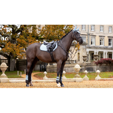 Mantilla LeMieux Prosport Close contact S - suede Glaciar Azul