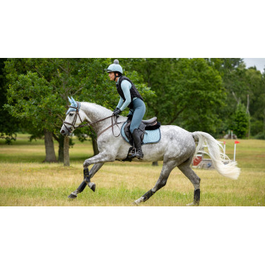 Mantilla LeMieux Prosport Close contact S - suede Glaciar Azul