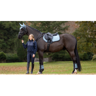 Mantilla LeMieux Prosport Close contact S - suede Glaciar Azul