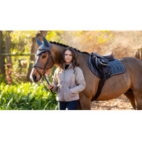 Mantilla LeMieux Loire Classic Close Contact Square Petróleo Azul