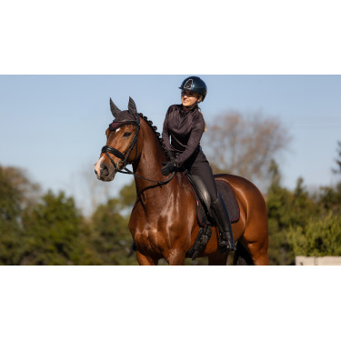 Mantilla LeMieux doma square - luxury Ceniza Burdeos