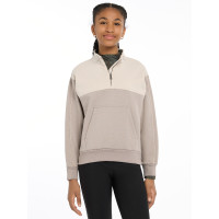 Jersey LeMieux con cremallera corta Kate Young Rider Ceniza / Piedra