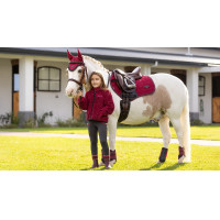 Mantilla Mini LeMieux Suede Jump Square Chilli modelo antiguo Mantilla Mini LeMieux Suede Jump Square Chilli modelo antiguo