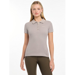 Polo LeMieux Clásico Ceniza Azul marino