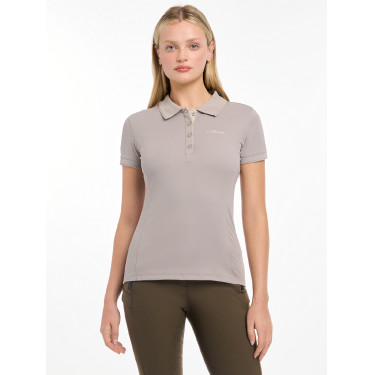 Polo LeMieux Clásico Ceniza Azul marino