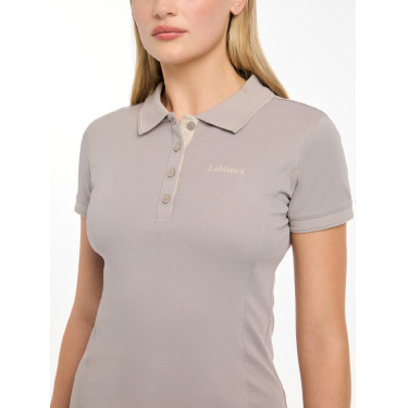 Polo LeMieux Clásico Ceniza Azul marino