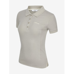 Polo LeMieux Clásico Ceniza Azul marino