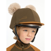 Gorro con doble pompón Mini LeMieux Alpino Marrón