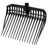 Rastrillo / Horca EcoFork - sin mango Negro