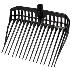 Rastrillo / Horca EcoFork - sin mango Negro