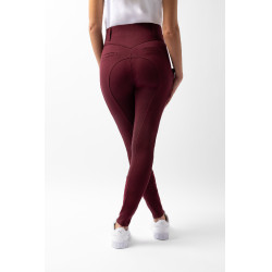 Pantalón de agarre integral para todas las estaciones Horze Mira Burdeos marrón Pantalón de agarre integral para todas las estaciones Horze Mira Burdeos marrón