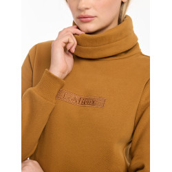 Sudadera con cuello alto LeMieux Adele Jengibre Marrón Sudadera con cuello alto LeMieux Adele Jengibre Marrón