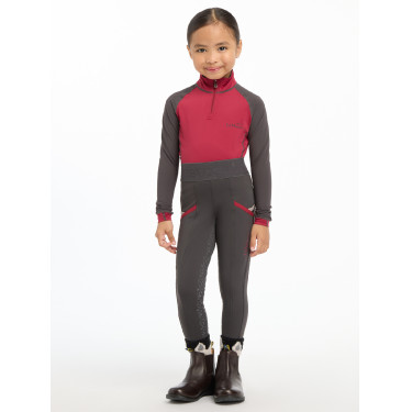 Pantalón de equitación Mini LeMieux Ceniza Burdeos Pantalón de equitación Mini LeMieux Ceniza Burdeos