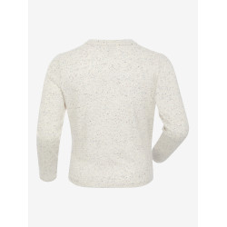 Camiseta de manga larga Mini LeMieux Jessie Crudo / moteado Blanco