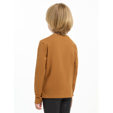 Camiseta de manga larga Mini LeMieux Jessie Jengibre Marrón