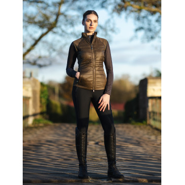 Chaleco sin mangas LeMieux Juliette Alpino Marrón