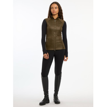 Chaleco sin mangas LeMieux Juliette Alpino Marrón