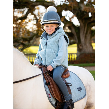 Chaleco sin mangas Mini LeMieux Elsie Petróleo Azul