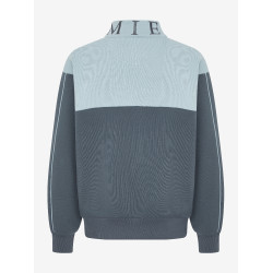 Jersey LeMieux con cremallera corta Kate Young Rider Petróleo / azul glaciar