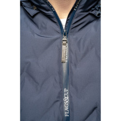 Plumífero impermeable para hombre Flags & Cup Kulusuk Marino Azul marino