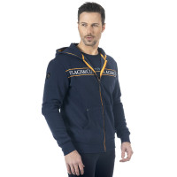 Sudadera con cremallera Flags & Cup hombre Perico Marino