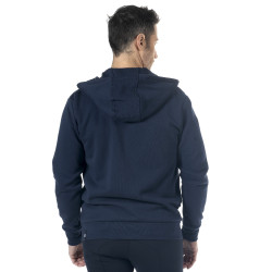 Sudadera con cremallera Flags & Cup hombre Perico Marino Azul marino