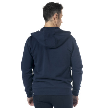 Sudadera con cremallera Flags & Cup hombre Perico Marino Azul marino