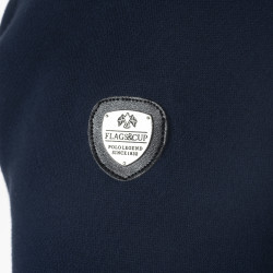 Sudadera con cremallera Flags & Cup hombre Perico Marino Azul marino