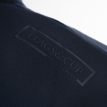 Sudadera con cremallera Flags & Cup hombre Perico Marino Azul marino