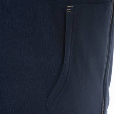 Sudadera con cremallera Flags & Cup hombre Perico Marino Azul marino