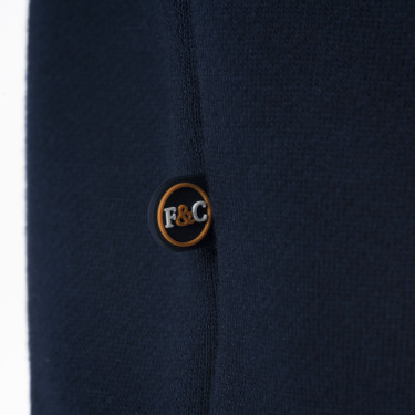 Sudadera con cremallera Flags & Cup hombre Perico Marino Azul marino