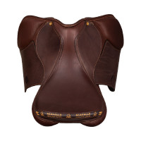 Silla polivalente Bernini con paneles de látex Acavallo Marrón oscuro Marr&amp;amp;amp;oacute;n