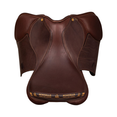 Silla polivalente Bernini con paneles de látex Acavallo Marrón oscuro Marr&amp;amp;amp;oacute;n