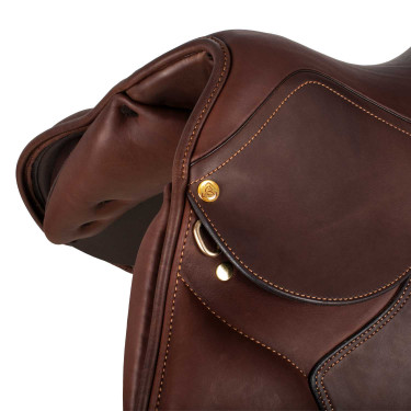 Silla polivalente Bernini con paneles de látex Acavallo Marrón oscuro Marr&amp;amp;amp;oacute;n